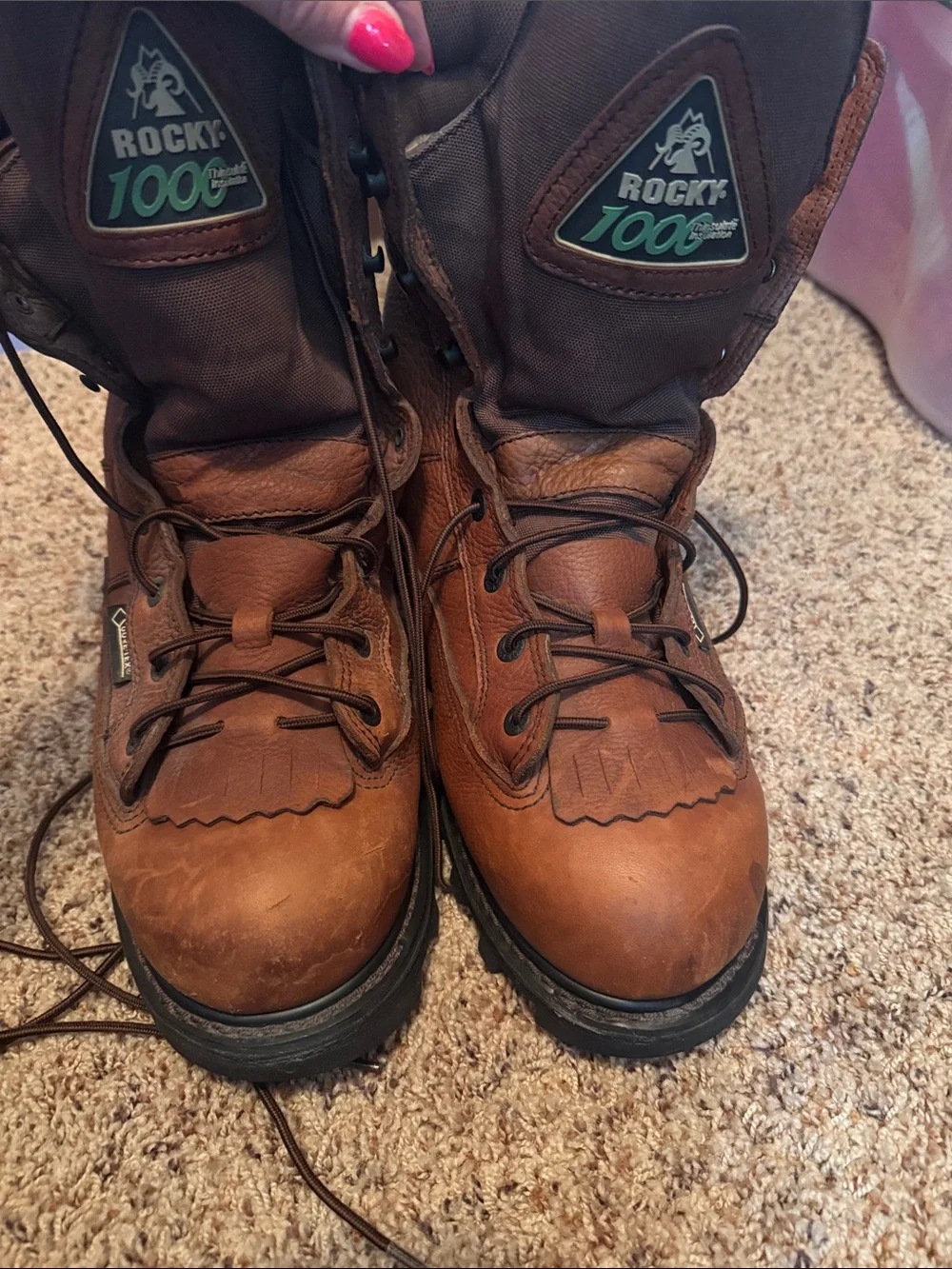 Rocky Brown Gore-Tex Leather Work Boots